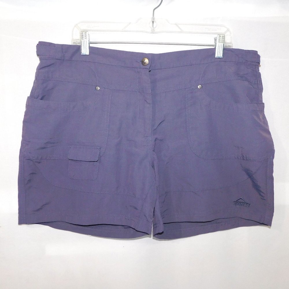 McKinley Dark Gray Light weight Hiking Outdoor water resistant Shorts Womens XL